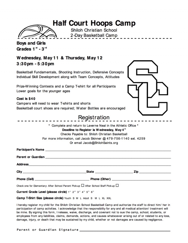 Half Court Hoops Camp